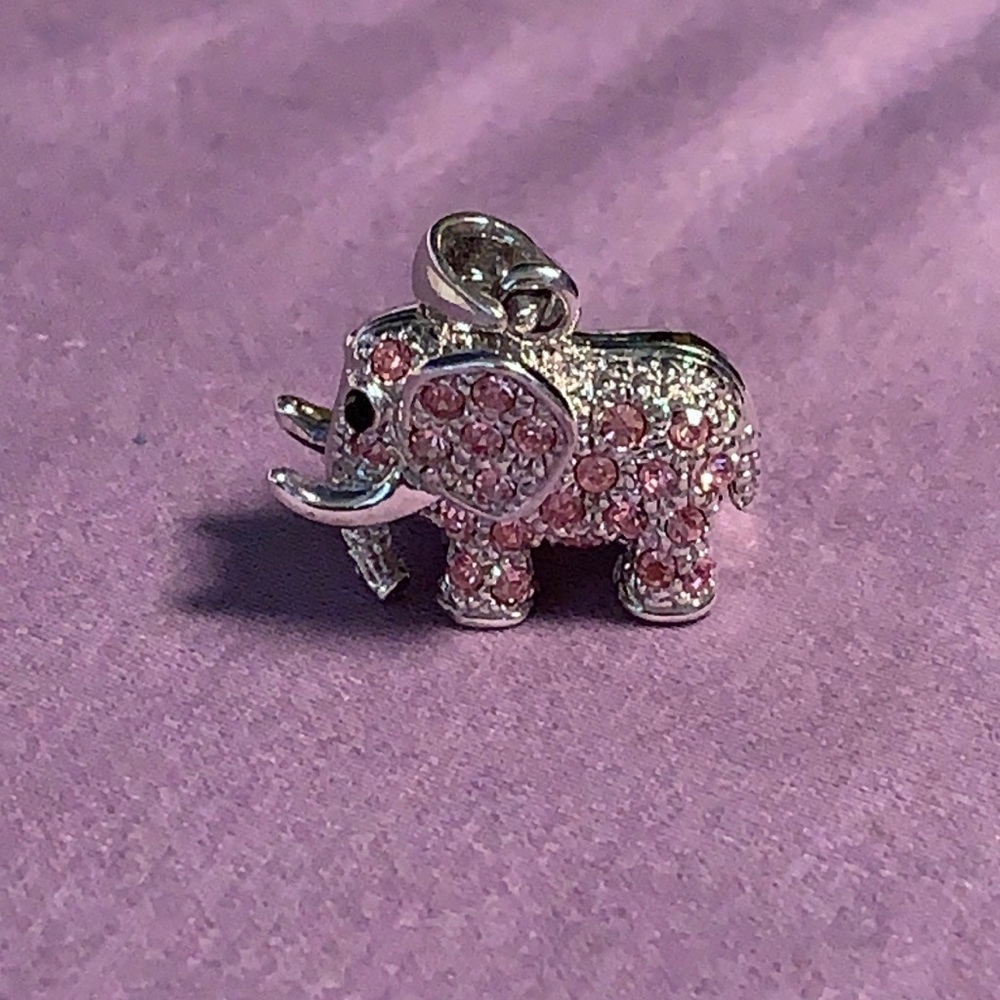Pink Elephant Pendant